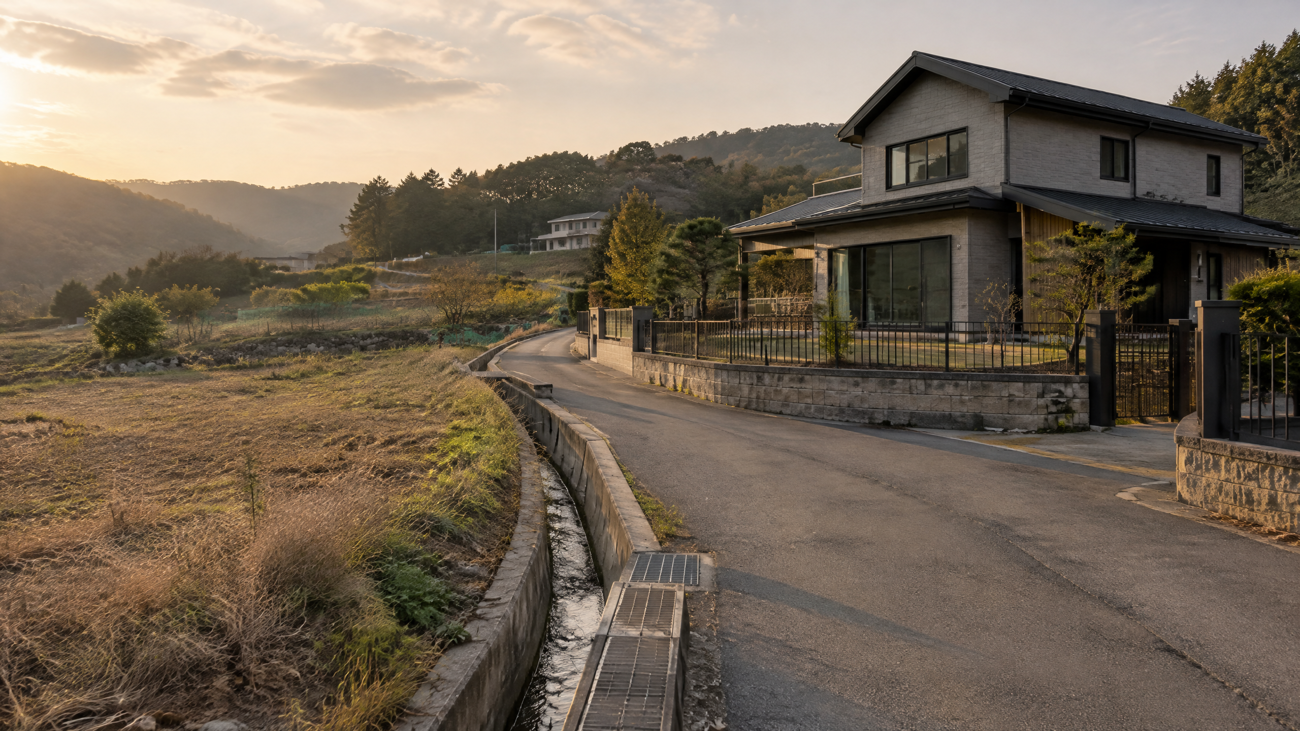 용인 모현읍 전원주택 매매, 경안천 수변구역 해제 이후 무엇이 달라졌나 실내 생활동선 참고 이미지